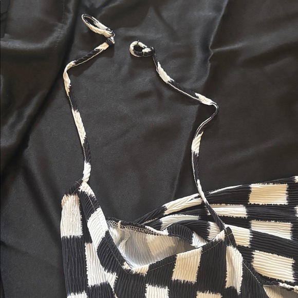 Vans Black and White Checkered loose fitting Dress small - Picture 5 of 5